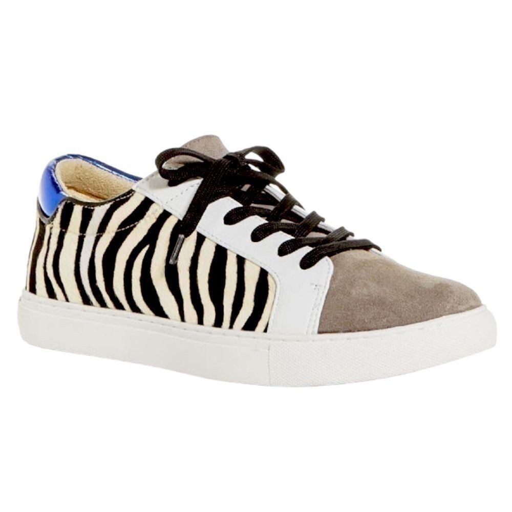 Kenneth Cole Kam Sneaker Size 7.5 Animal Print Calf Hair New Comfort Shoe